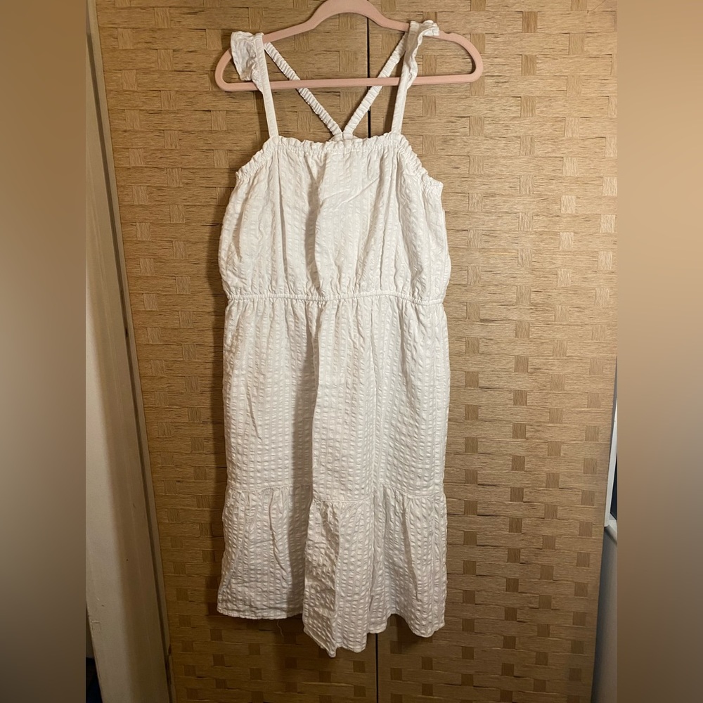White boho dress